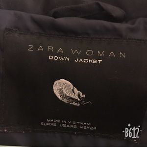 Zara Woman Down Jacket